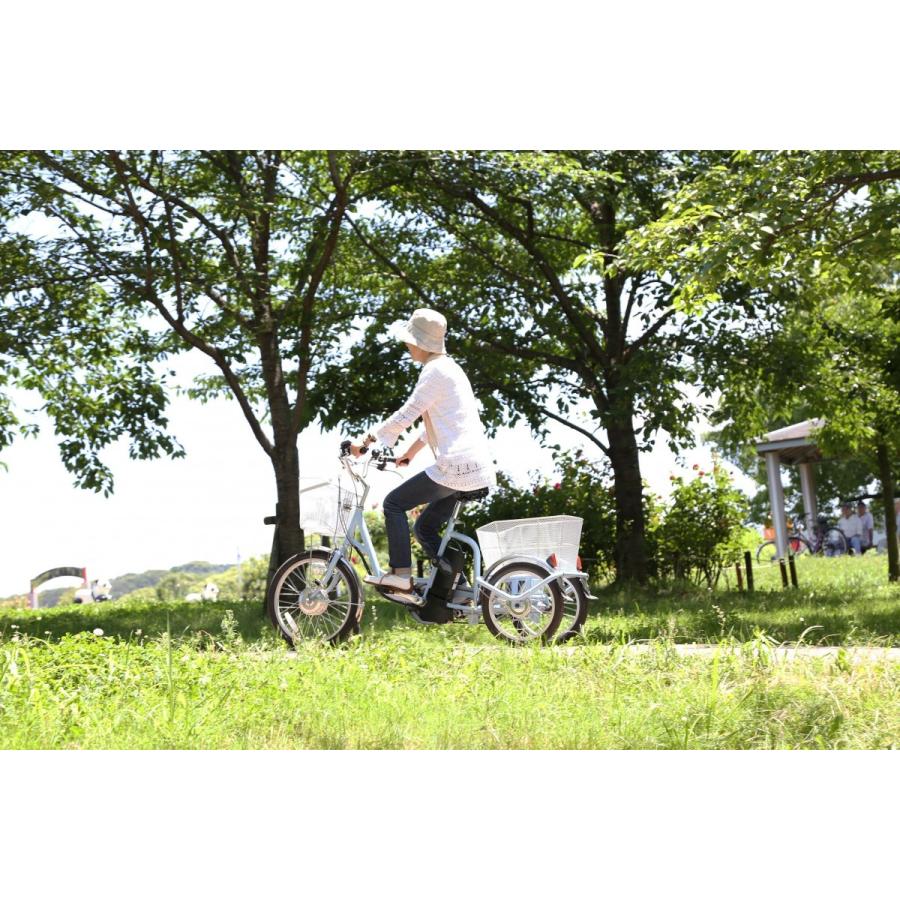 アシらく　 電動アシスト三輪自転車 MG-TRM20EB MG-TRM20EB アシらくチャーリー 電動アシスト 三輪自転車 1台