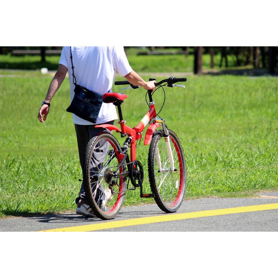 field champ WサスFD-MTB266E(レッド) Amazon | 折りたたみ自転車 26インチ ギア付き フィールド