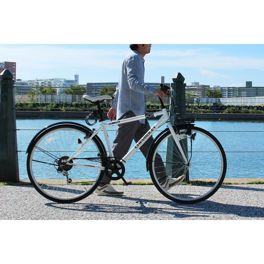 ミムゴ  シボレー MG-CV7006F-RL CROSSBIKE 700C6SF  クロスバイク 自転車 700C ホワイト 新品 送料無料 メーカー倉庫より直送 納期10日前後 | ミムゴ | 10