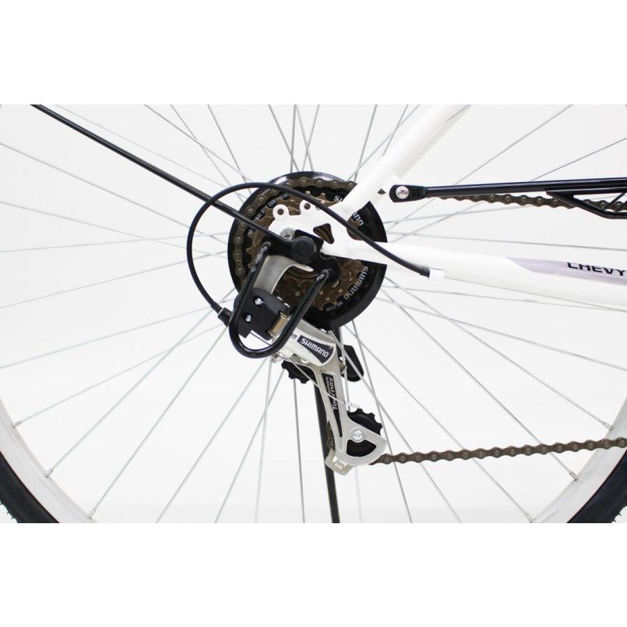ミムゴ  シボレー MG-CV7006F-RL CROSSBIKE 700C6SF  クロスバイク 自転車 700C ホワイト 新品 送料無料 メーカー倉庫より直送 納期10日前後 | ミムゴ | 02