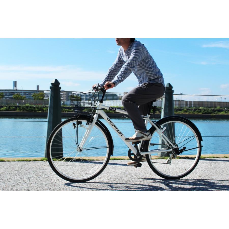 ミムゴ  シボレー MG-CV7006F-RL CROSSBIKE 700C6SF  クロスバイク 自転車 700C ホワイト 新品 送料無料 メーカー倉庫より直送 納期10日前後 | ミムゴ | 09