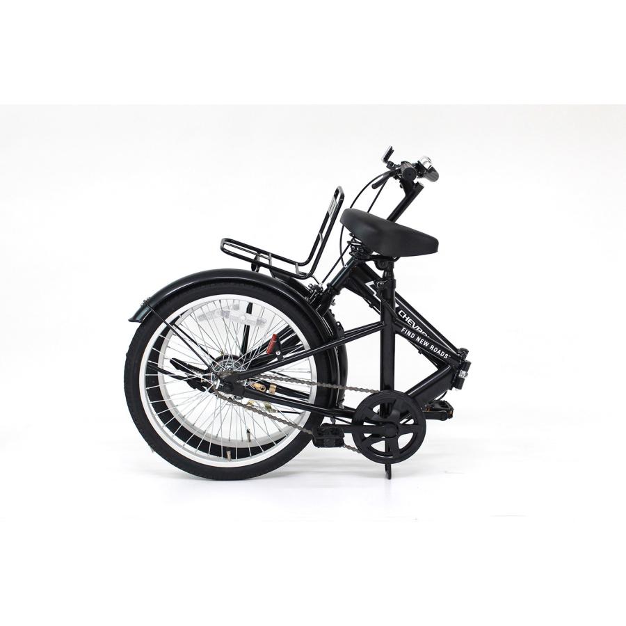 ミムゴ MG-CV20L CHEVROLET 20インチ 折り畳み自転車 マットブラック 新品 送料無料 メーカー倉庫より直送 | ミムゴ | 01