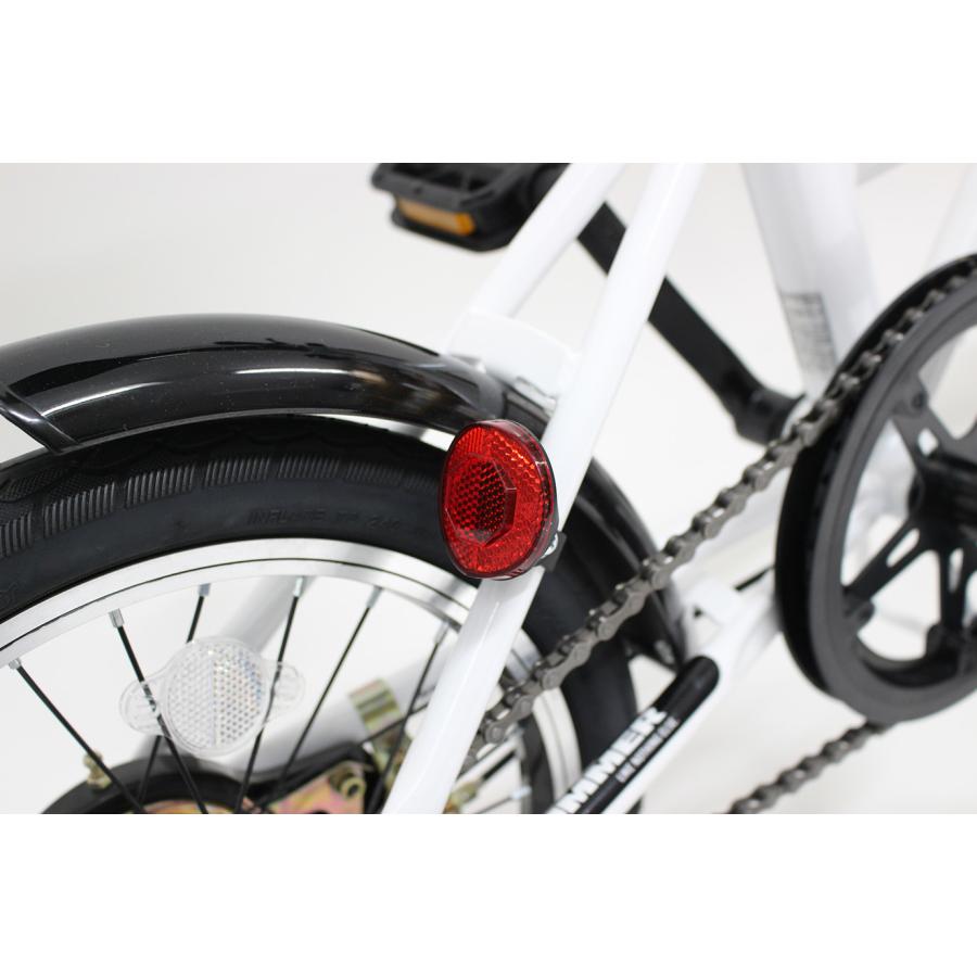 ミムゴ MG-HM16N-WH HUMMER ノーパンク 折りたたみ自転車 ホワイト 新品 送料無料 メーカー倉庫より直送 | ミムゴ | 09