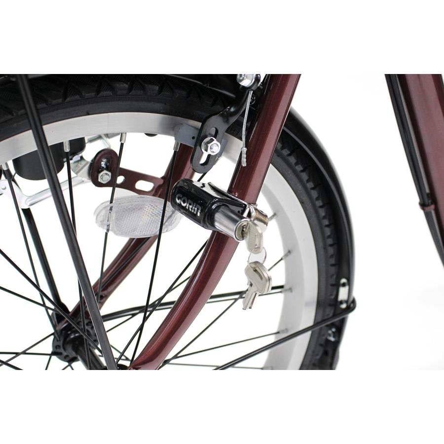 ミムゴ MG-TRE20APNL ACTIVEPLUS ノーパンク三輪自転車 ワインレッド