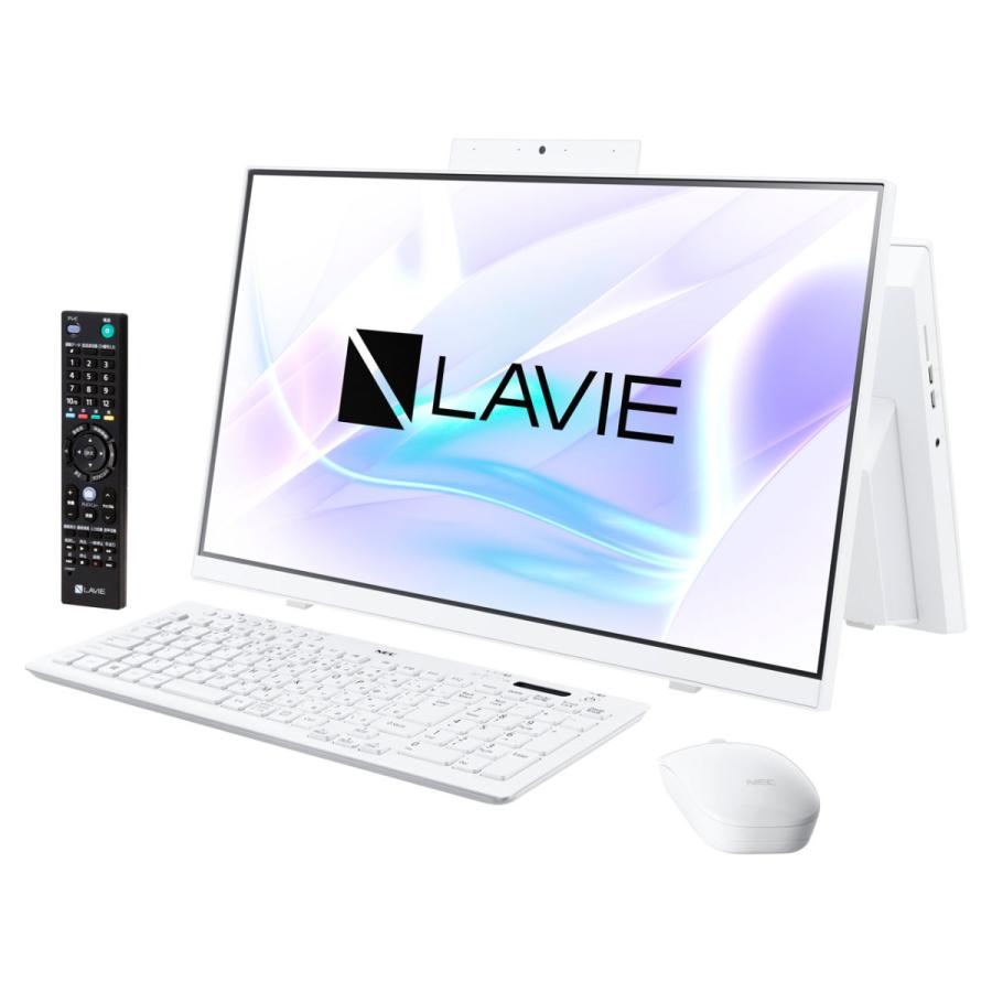 NEC PC-HA770RAW LAVIE Home All-in-one 23.8型 Core i7 メモリ8GB SSD256GB+HDD3TB Windows10 Office付 ファインホワイト 新品 送料無料 | LAVIE Desk All-in-one