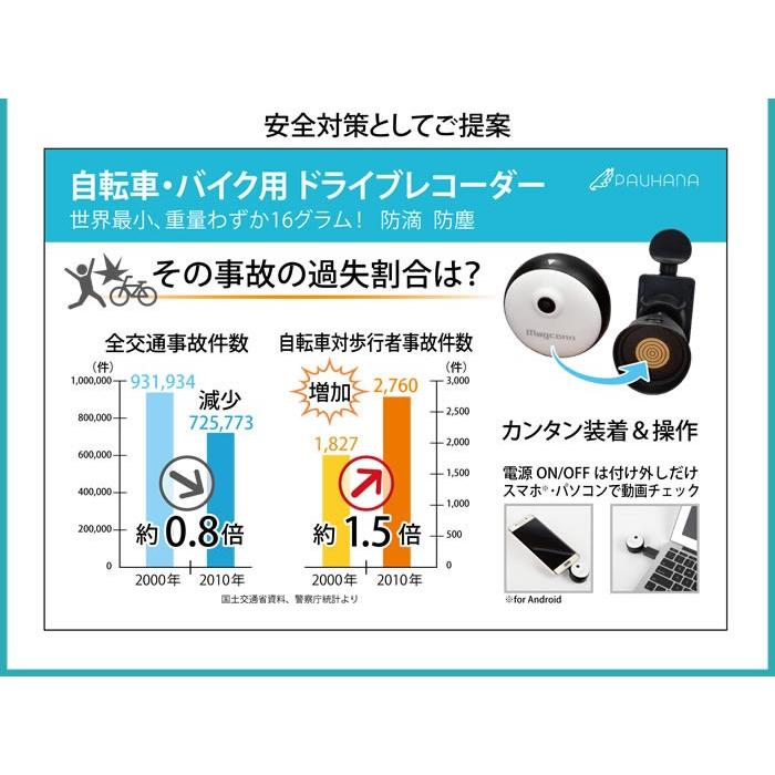リーダーメディアテクノ PAUHANA 自転車 バイク用 小型ドライブレコーダー 日本語パッケージ対応 PH-MDR 新品 送料無料｜eightloop｜11