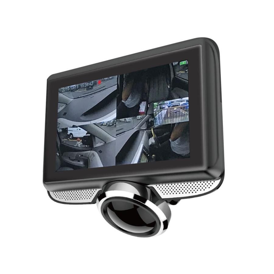 ダイアモンドヘッド OT-DR360S OVERTIME 360度カメラ搭載リアカメラ付き ドライブレコーダー 12V車専用 新品 送料無料 | OVERTIME