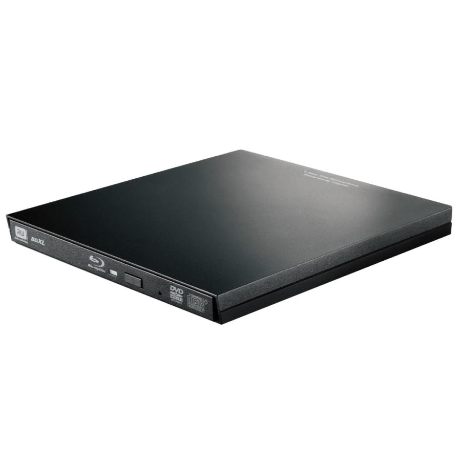 ロジテック LBD-PVA6U3CVBK ブルーレイドライブ Suface対応 USB3.2 Gen1(USB3.0) スリム UHDBD対応 Type-Cケーブル付属 ブラック 新品 送料無料 | ロジテック