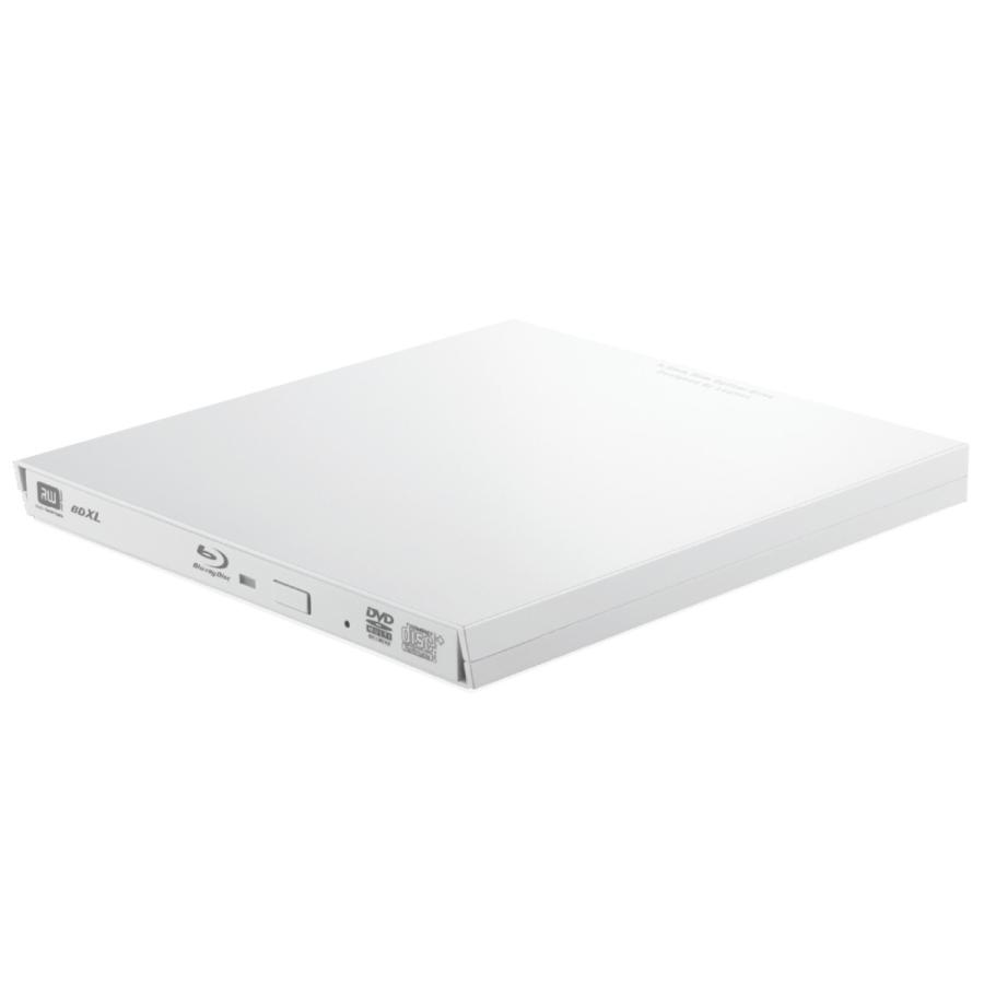 ロジテック LBD-PVA6U3CVWH ブルーレイドライブ Suface対応 USB3.2 Gen1(USB3.0) スリム UHDBD対応 Type-Cケーブル付属 ホワイト 新品 送料無料 | ロジテック
