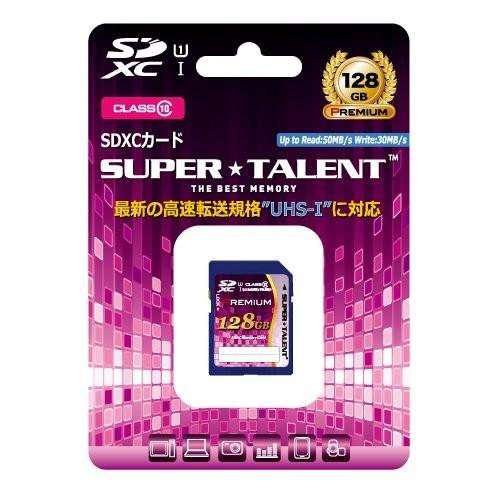 SUPER TALENT スーパータレント SDカード SDXCメモリーカード ST28SU1P 128GB 新品 送料無料 | SUPER TALENT