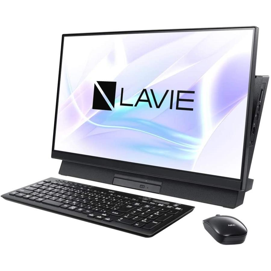 NEC PC-DA600MAB3 23.8型デスクトップパソコン LAVIE Desk All-in-one Corei7 メモリ8GB SSD512GB Office2019 ファインブラック 新品 送料無料 | LaVie