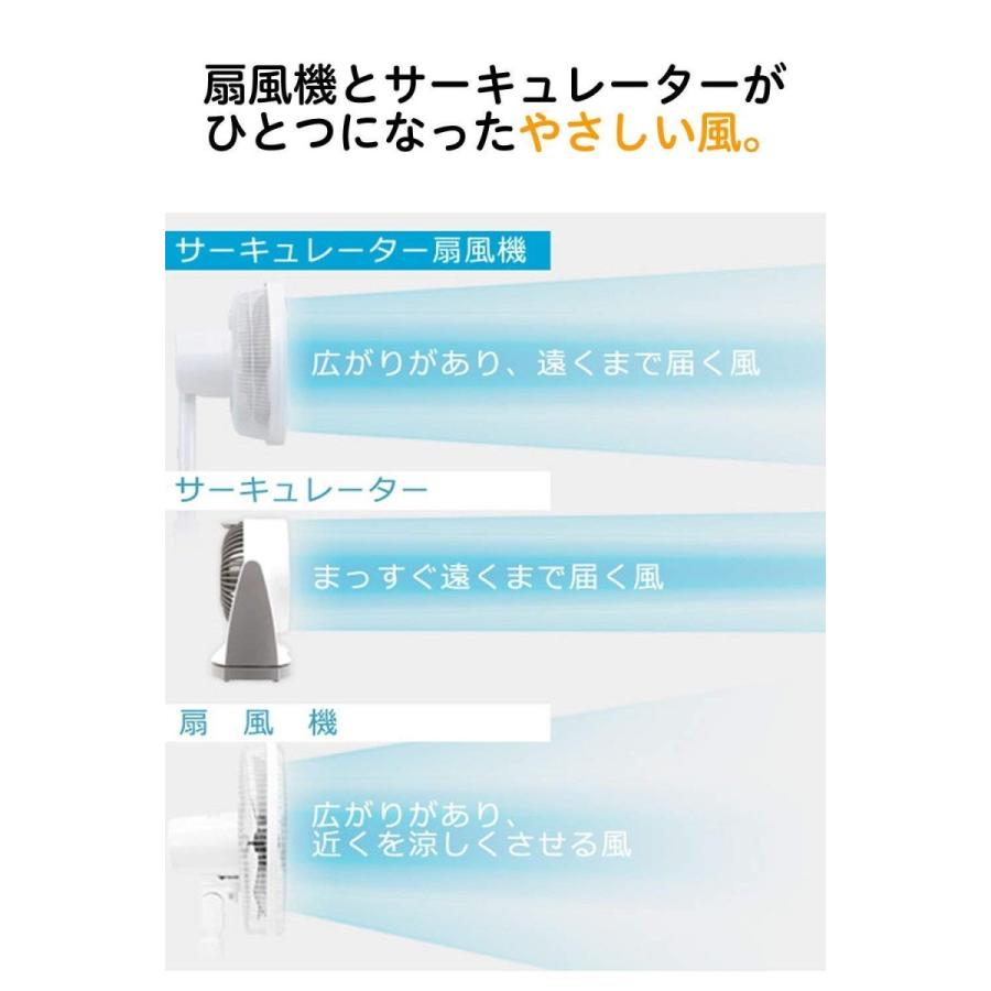 siroca シロカ SCS-402 DCサーキュレーター扇風機 ライトグレイ 新品 送料無料 | siroca | 06