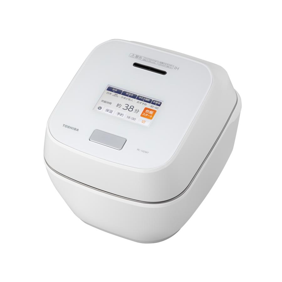 東芝 RC-10ZWT (W) 真空圧力IH炊飯器 炎匠炊き 5.5合炊き グランホワイト 新品 送料無料 | TOSHIBA