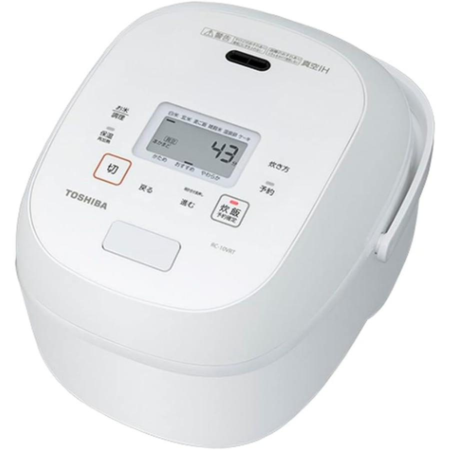 TOSHIBA 東芝 RC-18VRT W 真空IH炊飯器 炎匠炊き 鍛造かまど銅釜 1升 