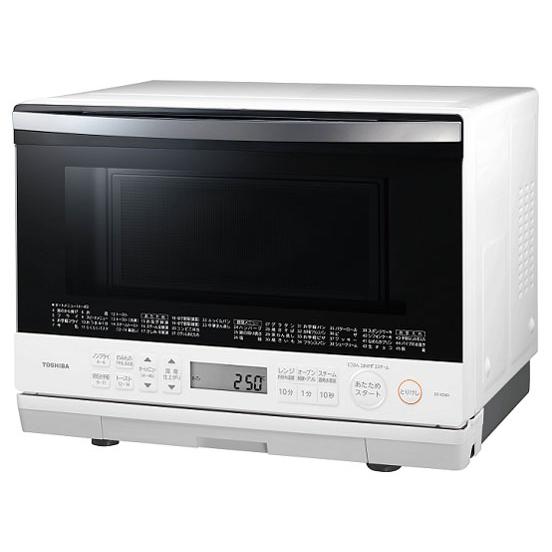 東芝 ER-XD80-W 過熱水蒸気オーブンレンジ 石窯ドーム 26L グランホワイト 新品 送料無料 | TOSHIBA