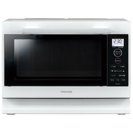 東芝 ER-XS23 W 高級単機能レンジ フラットタイプ 縦開き 23L ヘルツフリー ホワイト 新品 送料無料 | TOSHIBA