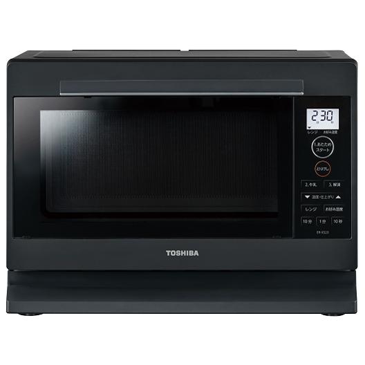 東芝 ER-XS23 K  高級単機能レンジ フラットタイプ 縦開き 23L ヘルツフリー ブラック 新品 送料無料 | TOSHIBA