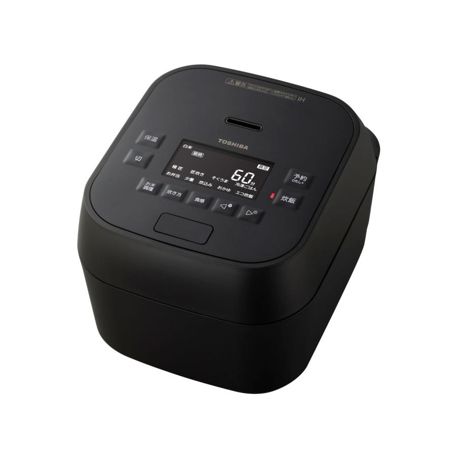 東芝  RC-10MGW-K 真空圧力IH炊飯器 炎匠炊き 備長炭かまど丸釜 5.5合炊き グランブラック 新品 送料無料 | TOSHIBA