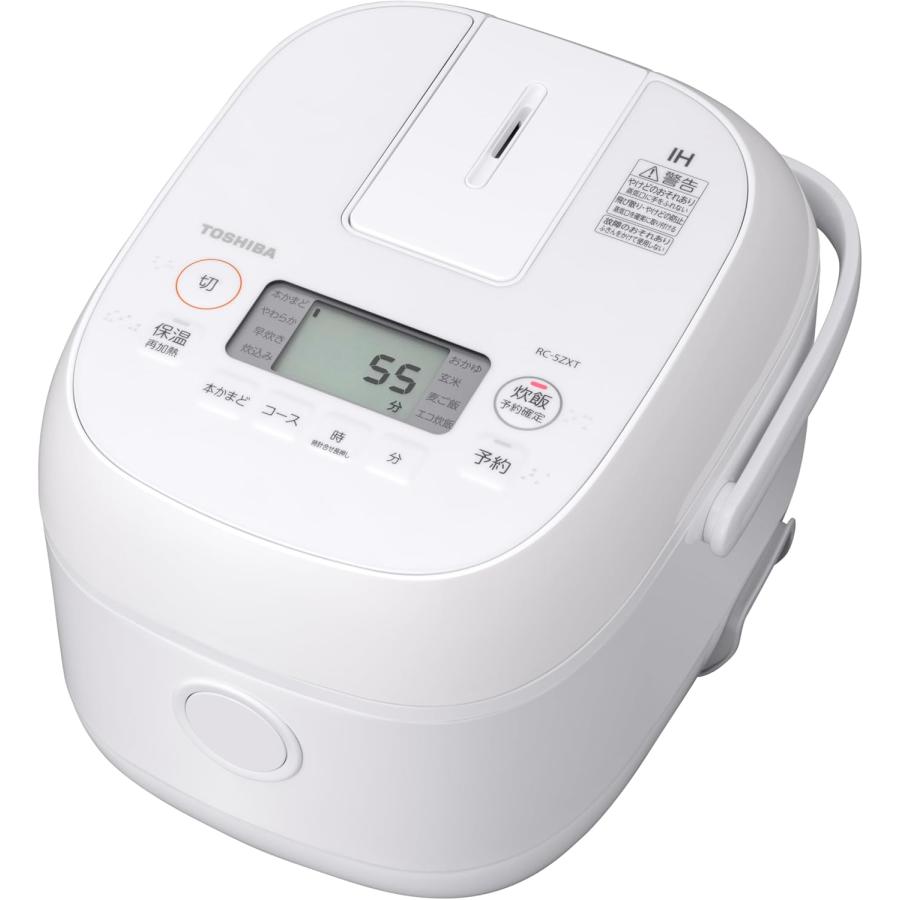 TOSHIBA RC-5ZXT IH炊飯器 ホワイト 新品 送料無料 | TOSHIBA