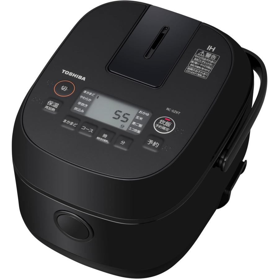 TOSHIBA RC-5ZXT IH炊飯器 ブラック 新品 送料無料 | TOSHIBA
