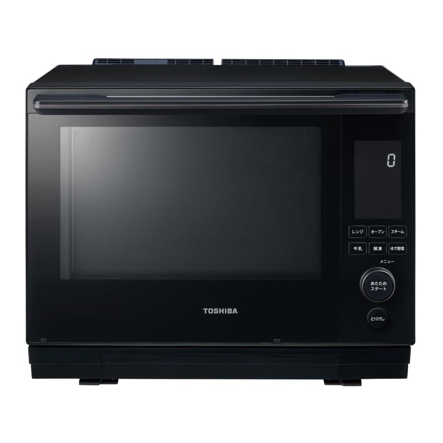 東芝 ER-D5000B(B) 過熱水蒸気オーブンレンジ 石窯ドーム 30L 2段調理対応 350℃贅沢火力 ファインeyeセンサー 深皿調理 グランブラック 新品 送料無料 | TOSHIBA