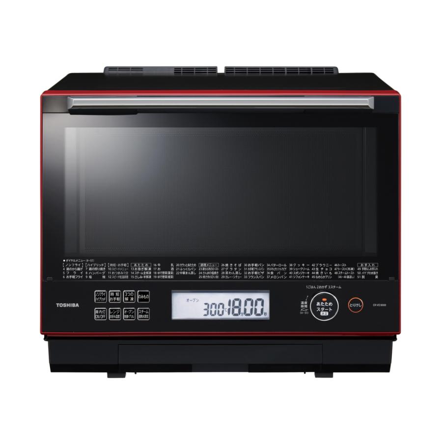 TOSHIBA オーブンレンジ　ER-VD3000 ER-VD3000 | 電子レンジ/オーブンレンジ | 東芝ライフスタイル