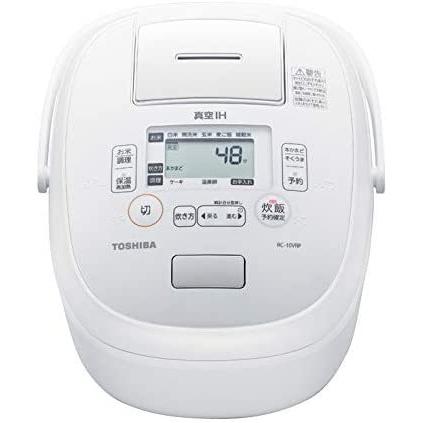 東芝 RC-18VRP W 真空IH炊飯器 炎匠炊き 鍛造かまど銅釜 1升炊き 