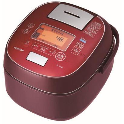 東芝 TOSHIBA RC-10VSM RS 真空圧力IH炊飯器 鍛造かまど銅釜 5.5合炊き ディープレッド 新品 送料無料 | TOSHIBA