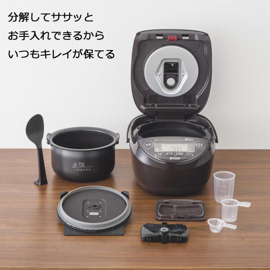 炊きたて タイガー JPK-B100-T 圧力IH炊飯ジャー 5.5合炊き ブラウン 