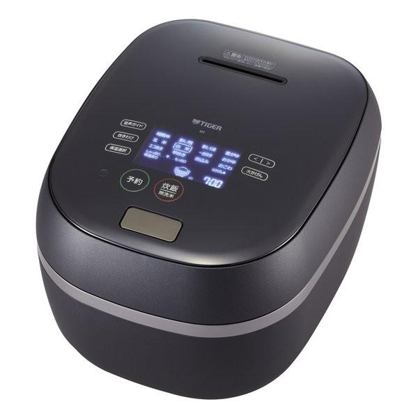 タイガー TIGER JPG-S100 KS 土鍋圧力IH炊飯ジャー 5.5合炊き 炊きたて シルキーブラック 新品 送料無料 | 炊きたて