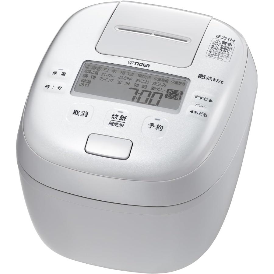 タイガー JPI-Y100WY 圧力IHジャー炊飯器 ピュアホワイト 新品 送料無料 | 炊きたて