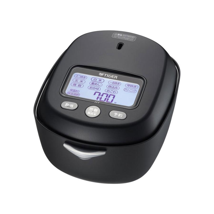タイガー JRX-T060KT 土鍋圧力IHジャー炊飯器 炊きたて 100周年記念モデル 土鍋ご泡火炊き 3.5合炊き コスモブラック 新品 送料無料 | ご泡火炊き