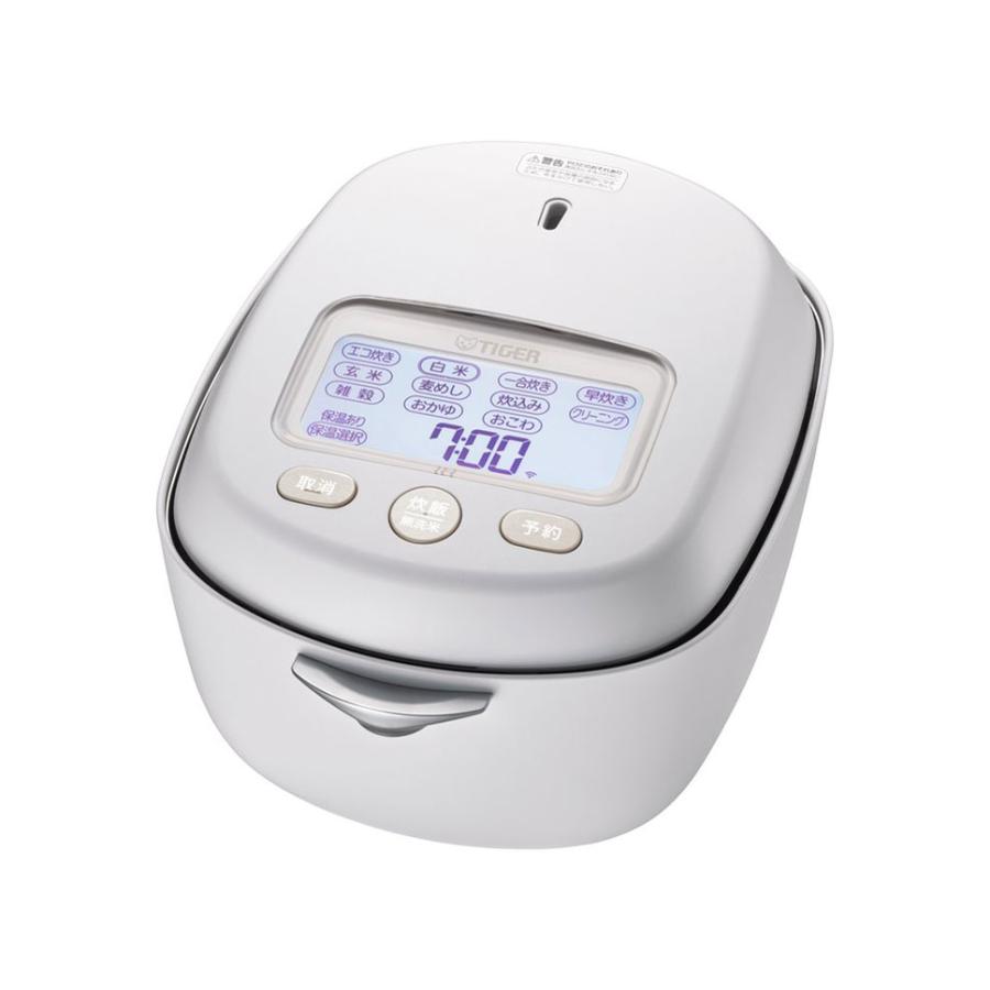 タイガー JRX-T060WT 土鍋圧力IHジャー炊飯器 炊きたて 100周年記念モデル 土鍋ご泡火炊き 3.5合炊き ムーンホワイト 新品 送料無料 | ご泡火炊き
