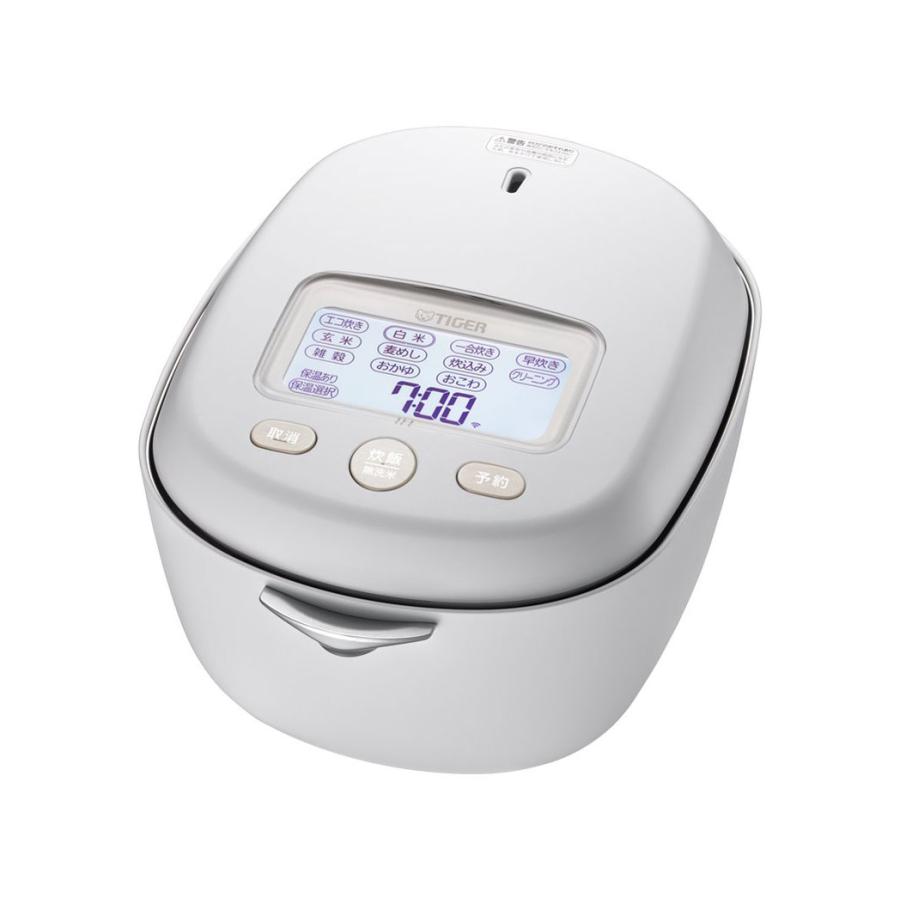 タイガー JRX-T100WT 土鍋圧力IHジャー炊飯器 炊きたて 100周年記念モデル 土鍋ご泡火炊き 5.5合炊き ムーンホワイト 新品 送料無料 | ご泡火炊き