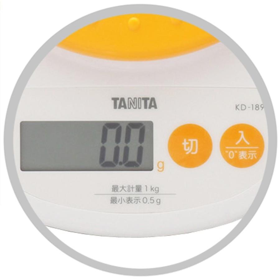 タニタ TANITA KD-189OR キッチンスケール アプリコットオレンジ  デジタルクッキングスケール 新品 送料無料 | TANITA | 02