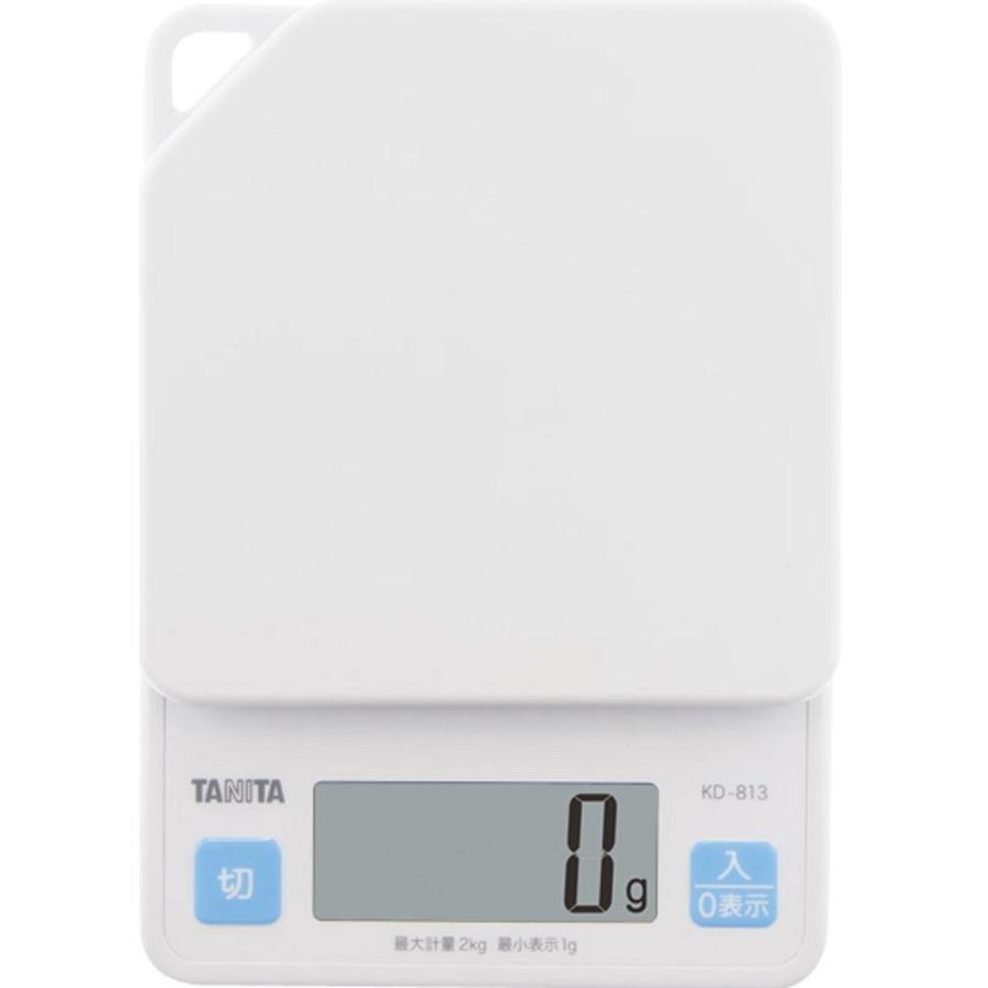 タニタ TANITA KD-813-WH デジタルクッキングスケール ホワイト 新品 送料無料 | TANITA | 01