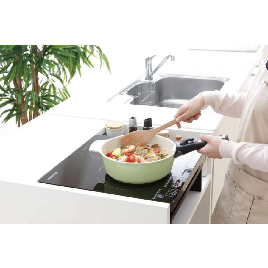 アイリスオーヤマ IRISOHYAMA IHC-S212V-B 2口IH45cmタイプ 新品 送料無料 | IRIS OHYAMA | 02