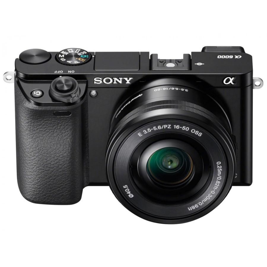 ソニー SONY ILCE-6000Y B α6000 ダブルズームレンズキット ブラック 新品 送料無料 | SONY | 01