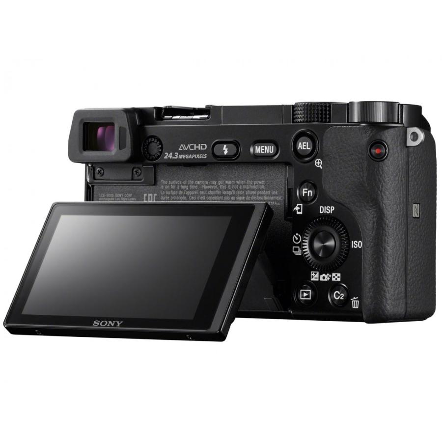 ソニー SONY ILCE-6000Y B α6000 ダブルズームレンズキット ブラック 新品 送料無料 | SONY | 06