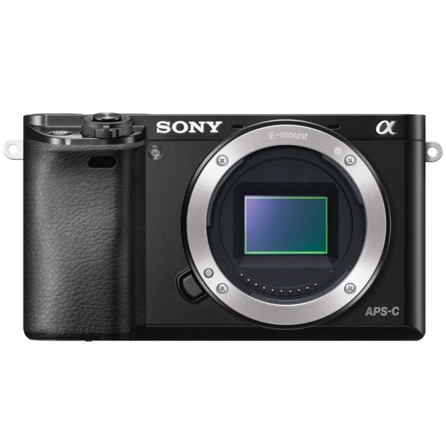 ソニー SONY ILCE-6000Y B α6000 ダブルズームレンズキット ブラック 新品 送料無料 | SONY | 07
