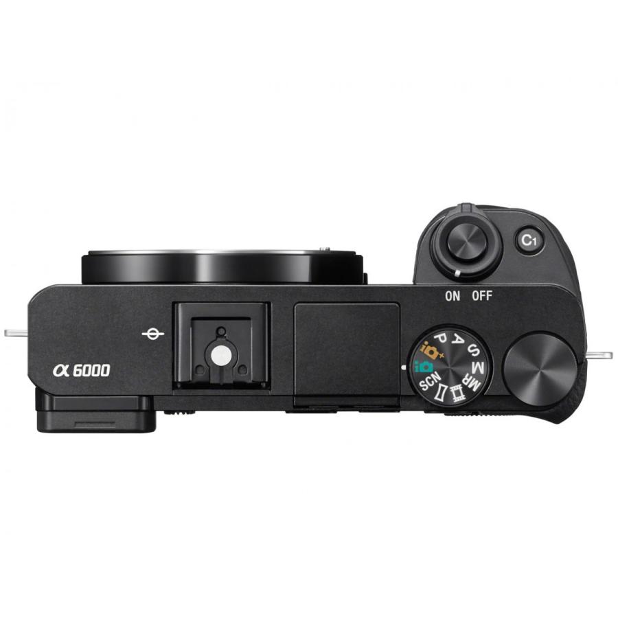 ソニー SONY ILCE-6000Y B α6000 ダブルズームレンズキット ブラック 新品 送料無料 | SONY | 08
