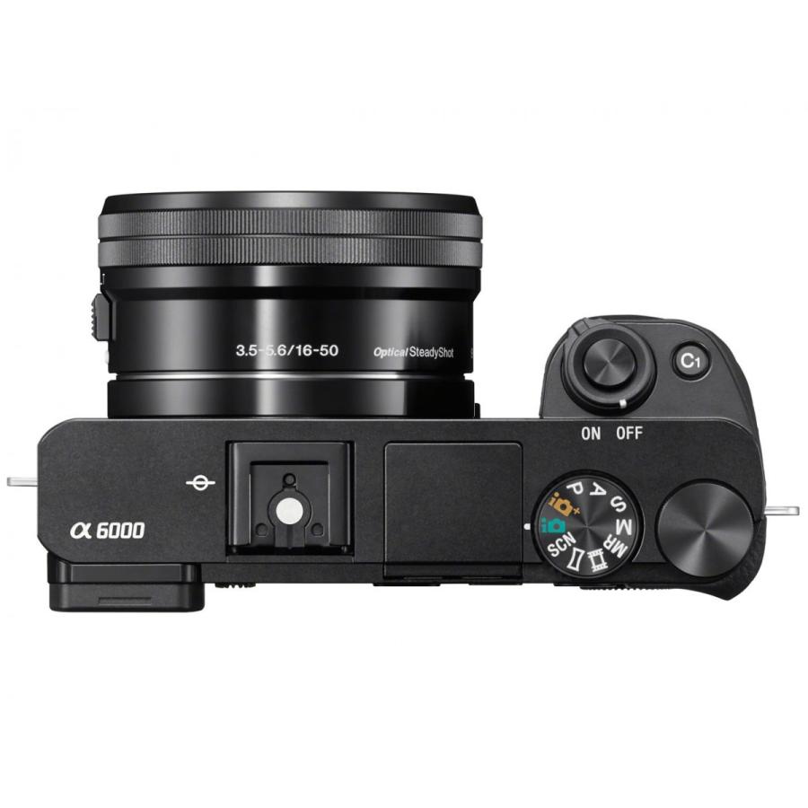 ソニー SONY ILCE-6000Y B α6000 ダブルズームレンズキット ブラック 新品 送料無料 | SONY | 09