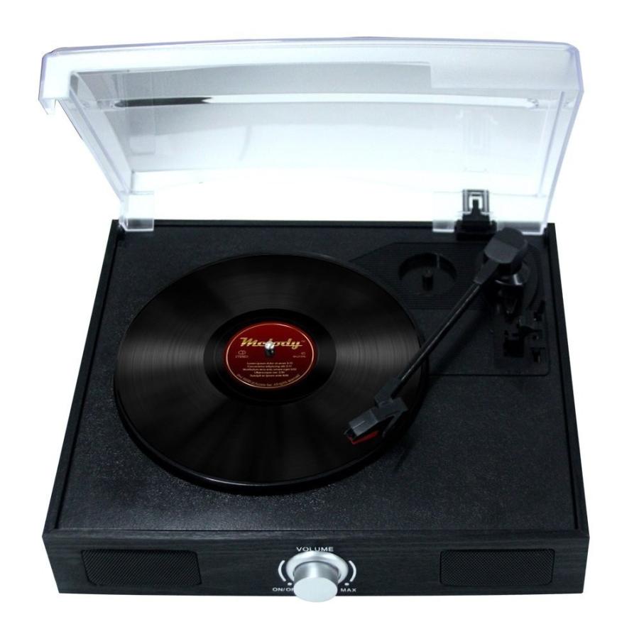 ファイブアンドファイブ レコードプレーヤー ステレオスピーカー