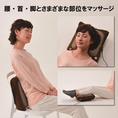 アテックス ATEX ルルドプレミアム マッサージクッション ダブルもみ AX-HCL188br ブラウン 新品 送料無料 | アテックス | 03