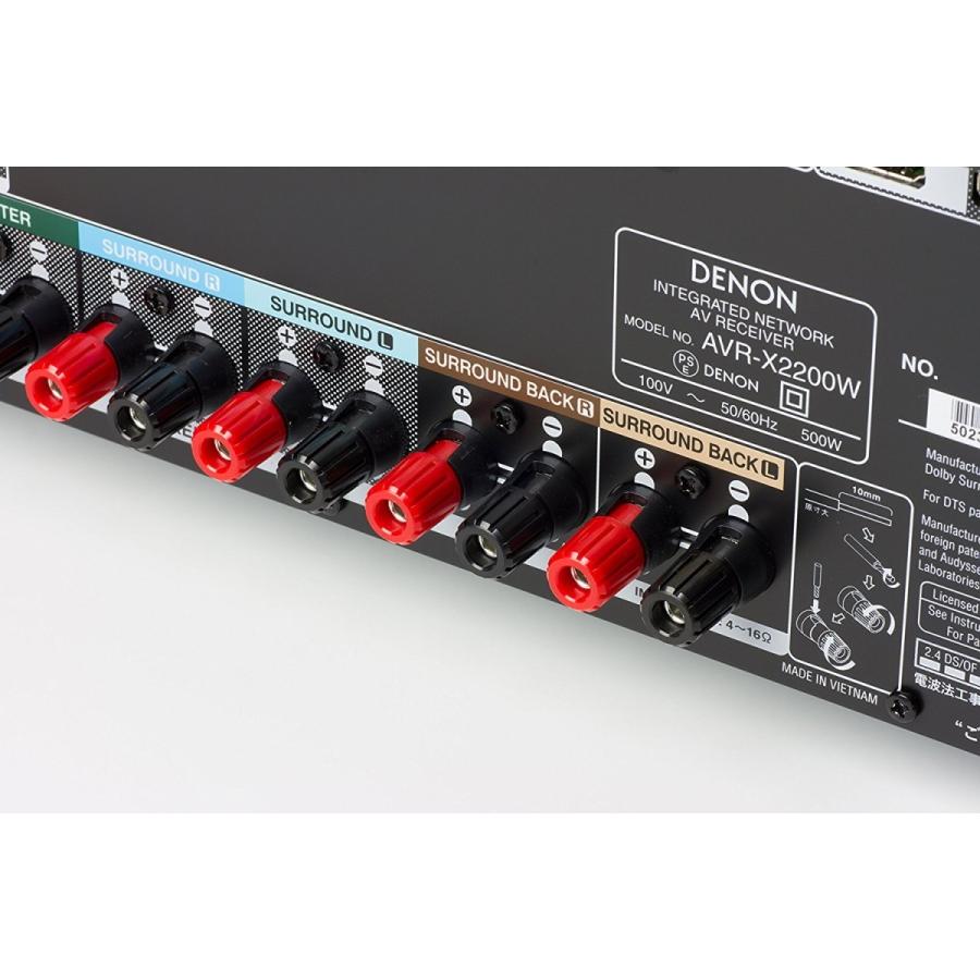 DENON AVR-X2200W オーディオ機器　AVアンプ デノン Denon AVR-X2200W IN-Command 7.2-channel home theater