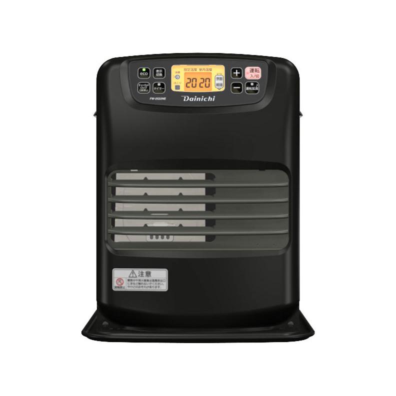 ダイニチ FW-2522NE-K 石油ファンヒーター NEタイプ 暖房能力最大2.5kW 木造7畳/コンクリート9畳 タンク3.5L チャコールブラック 新品 送料無料 | ダイニチ