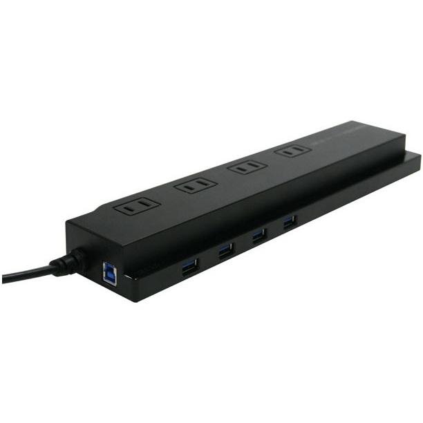 アイ・オー・データ機器 I-O DATA AV用電源タップ一体型 USB 3.0ハブ HD-U3HB4TP 新品 送料無料 | I-O DATA | 01