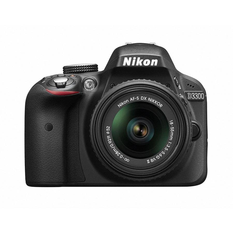 ニコン Nikon 一眼レフカメラ D3300 ダブルズームキット2 ブラック 新品 送料無料 | ニコン | 01