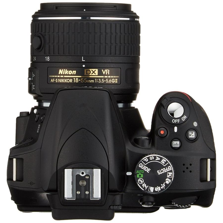 ニコン Nikon 一眼レフカメラ D3300 ダブルズームキット2 ブラック 新品 送料無料 | ニコン | 03