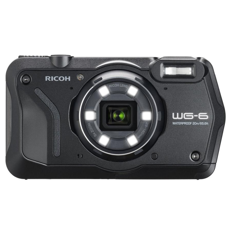 RICOH WG WG-6 ブラック コンパクトデジタルカメラ 防水 耐衝撃